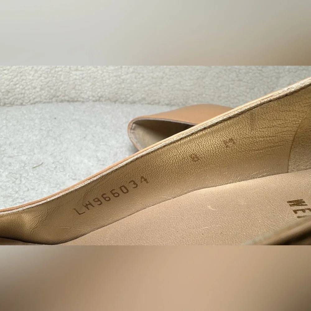 Stuart Weitzman Overit women’s high heels pumps tan brown nude neutral classic 8